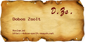 Dobos Zsolt névjegykártya